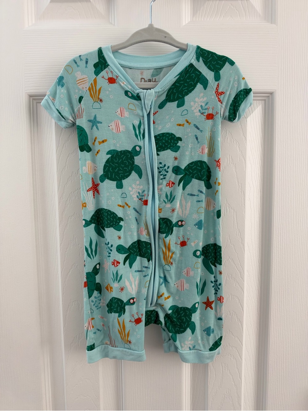 Little Sleepies Sea Turtles Shortie 12-18m